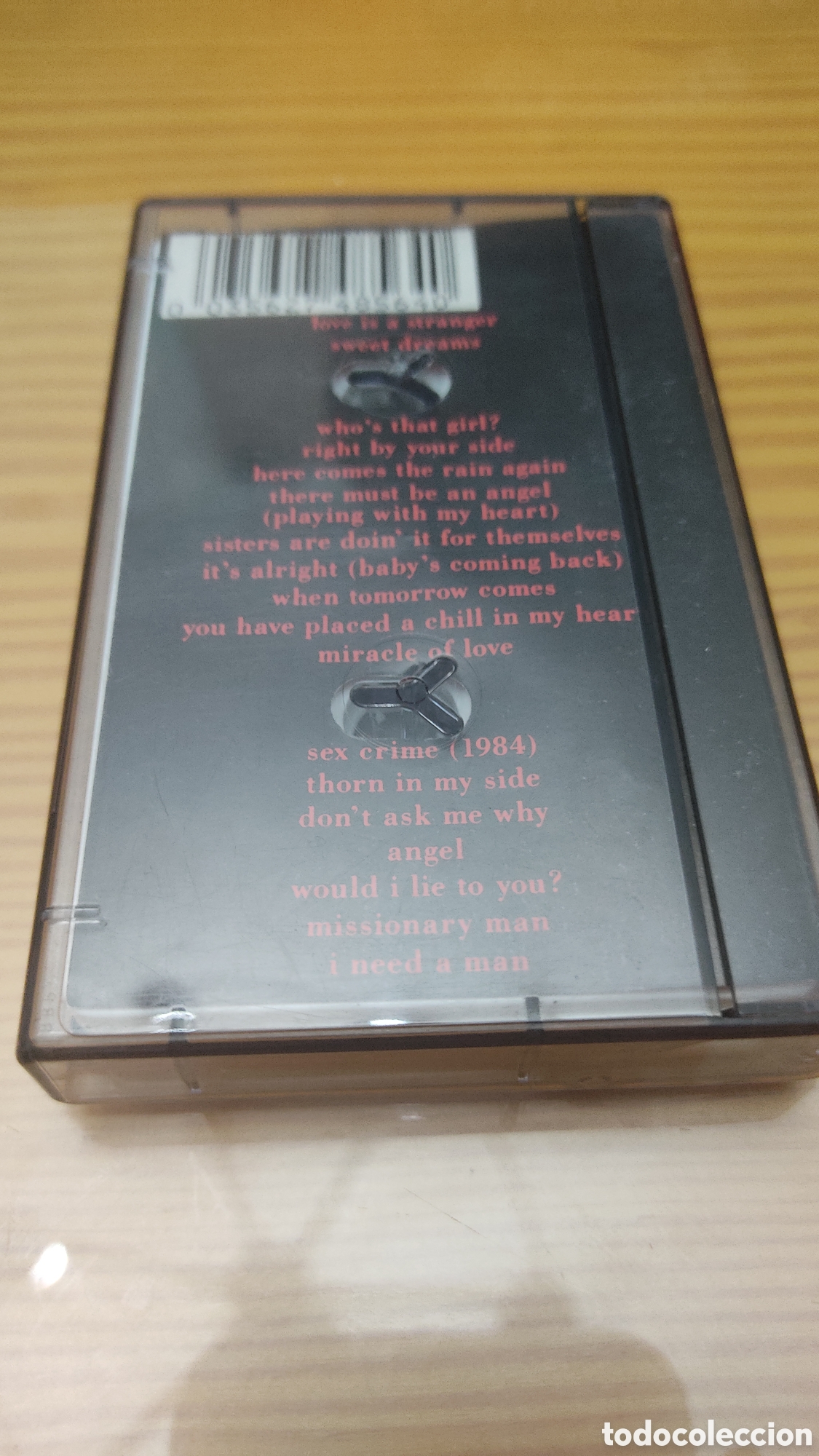 Casetes antiguos: Cinta de cassette de Eurythmics &rdquo; Greatest Hits &rdquo; , buen estado - Foto 2