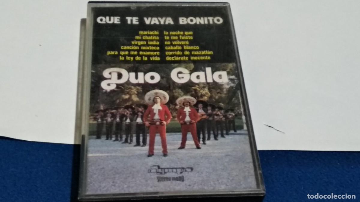 Casetes antiguos: DUO GALA / QUE TE VALLA BONITO - 1977 OLIMPO - RANCHERAS - CASETE CINTA CASSETTE