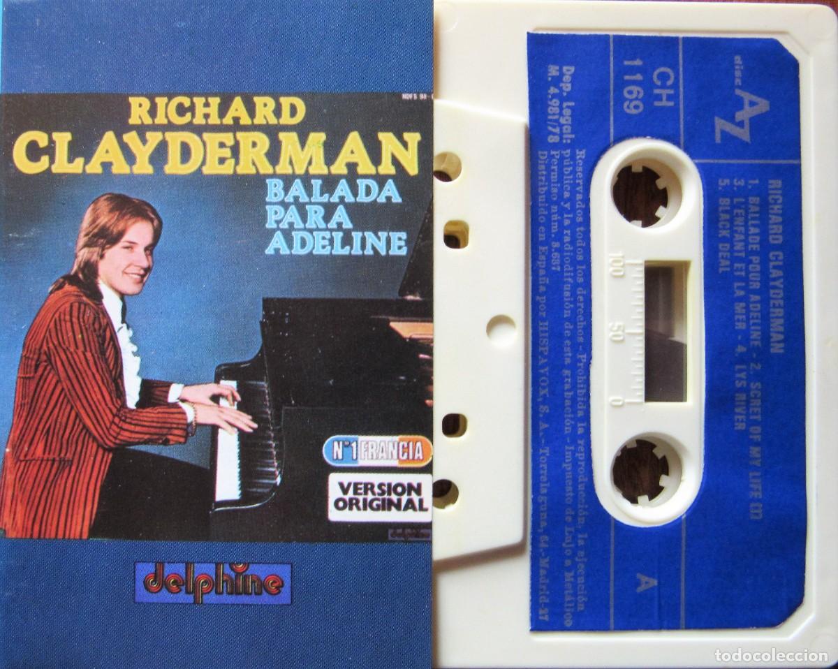 Casetes antiguos: RICHARD CLAYDERMAN - BALADA PARA ADELINE - Foto 1
