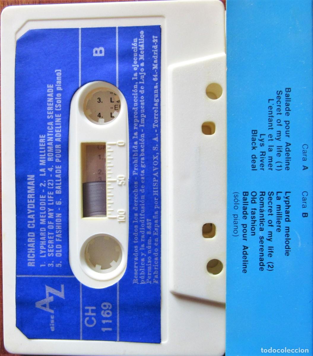 Casetes antiguos: RICHARD CLAYDERMAN - BALADA PARA ADELINE - Foto 2