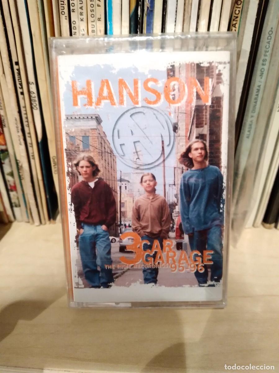 Cassetes antigas: HANSON-3 CAR GARAGE:THE INDIE RECORDINGS &rdquo;96&rdquo;97-CASSETTE CINTA CASETE NUAVA PRECINTADA-