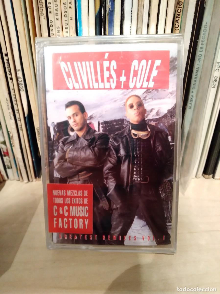 Old Cassettes: CLIVILLES+COLE-GREATEST REMIXES VOL.1-CASSETTE CINTA CASETE-NUEVA PRECINTADO-
