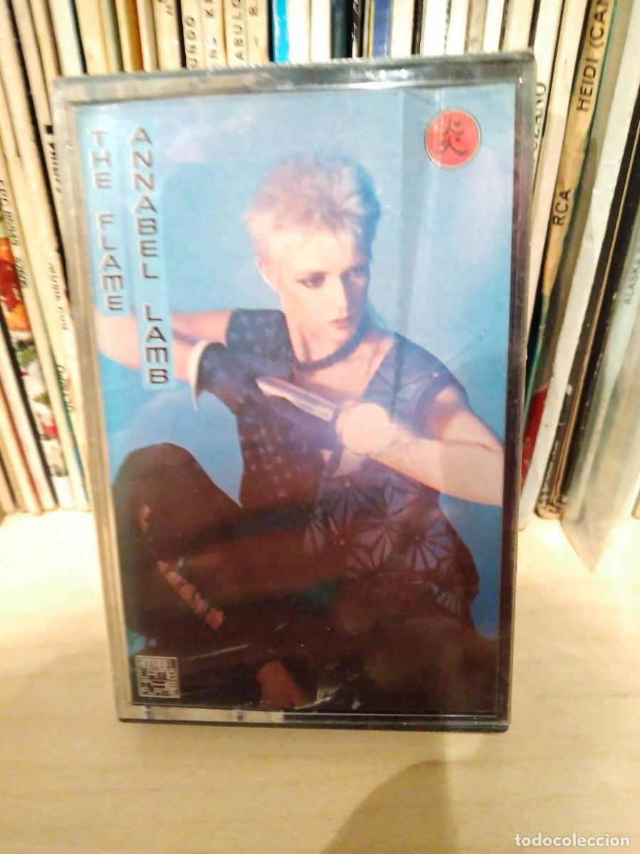 Cassetes antigas: ANNABEL LAMB-THE FLAME-CASSETTE CINTA CASETE-NUEVA PRECINTADO-