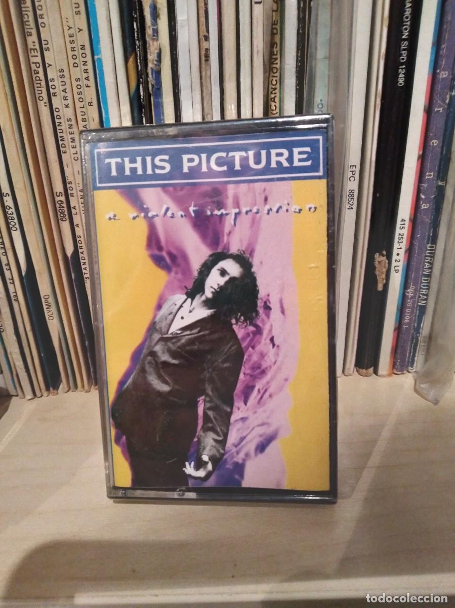 Casetes antiguos: THIS PICTURE-A VIOLENT IMPRESSION-CASSETTE CINTA CASETE- - Foto 1