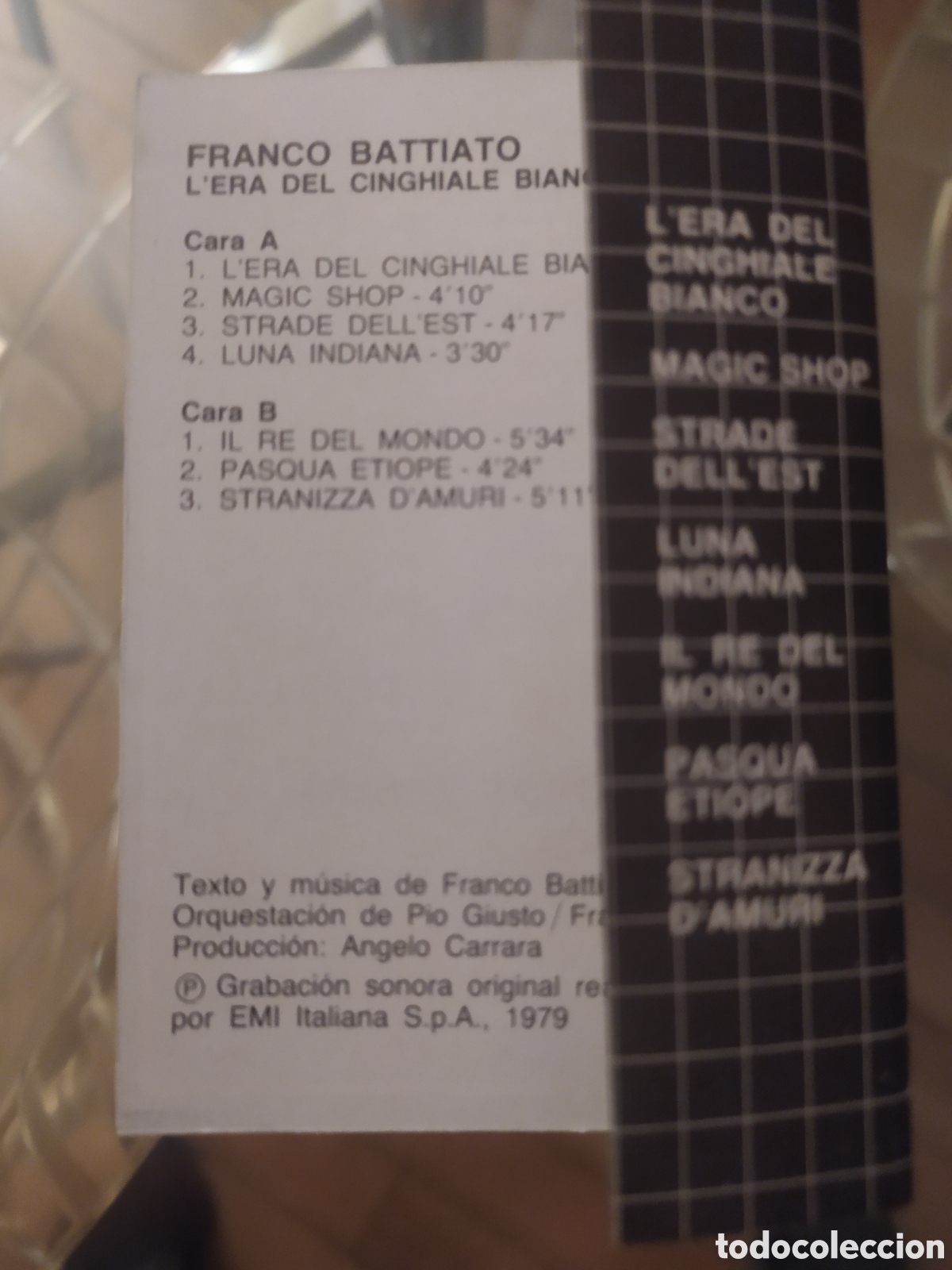 Casetes antiguos: Franco Battiato Cassette - Foto 2