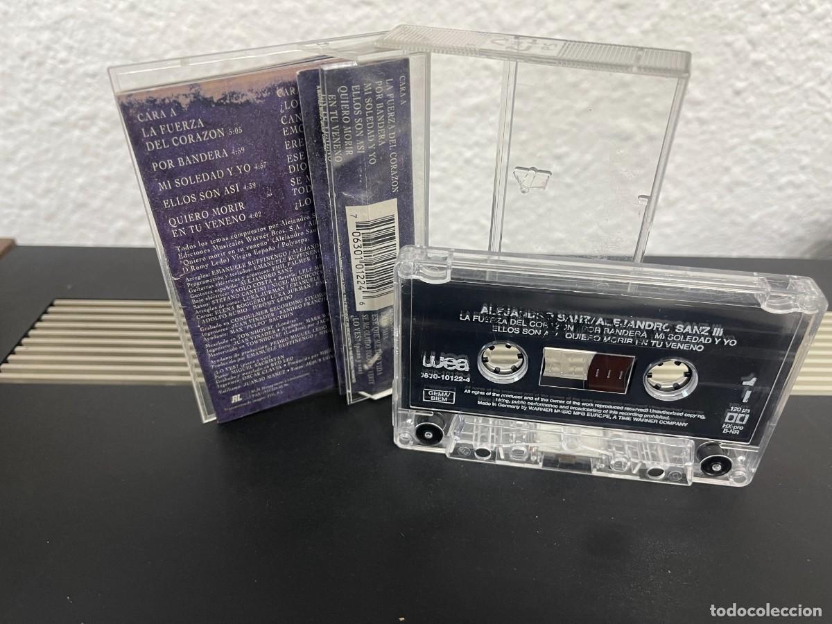 Casetes antiguos: Alejandro Sanz - 3 - cassete - Foto 2