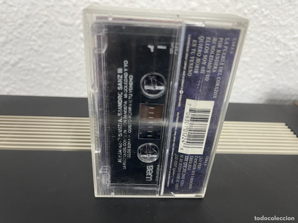 Casetes antiguos: Alejandro Sanz - 3 - cassete - Foto 3