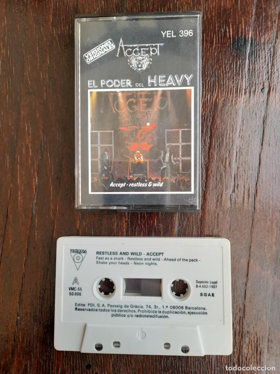 Casetes antiguos: Accept El Poder del Heavy 1982 - Foto 1