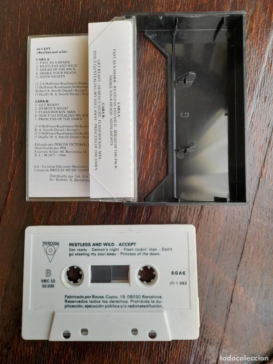 Casetes antiguos: Accept El Poder del Heavy 1982 - Foto 2
