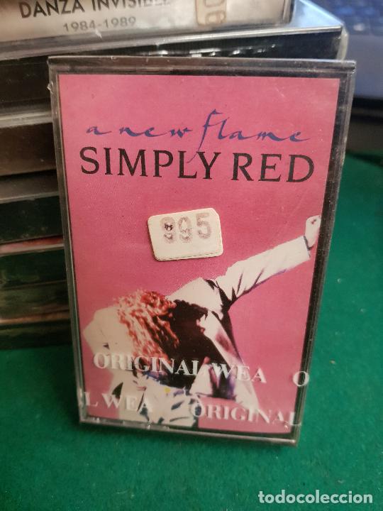 Casetes antiguos: SIMPLY RED A NEW FLAME ( PRECINTADO ) - Foto 1