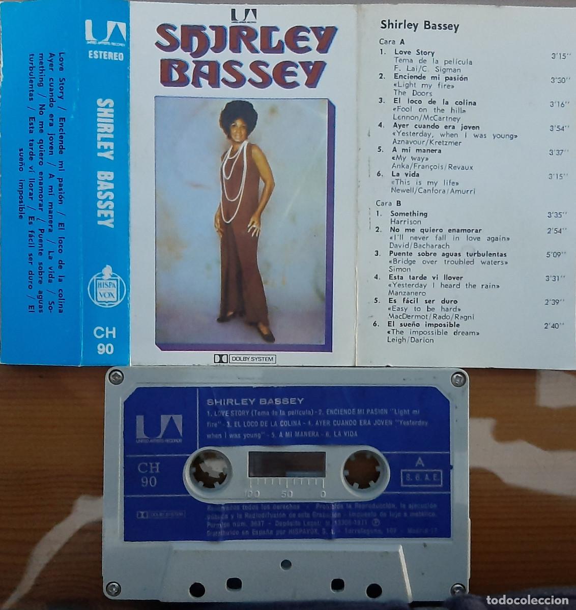 Casetes antiguos: SIRLEY BASSEY &rdquo;SHIRLEY BASSEY&rdquo; CASETE