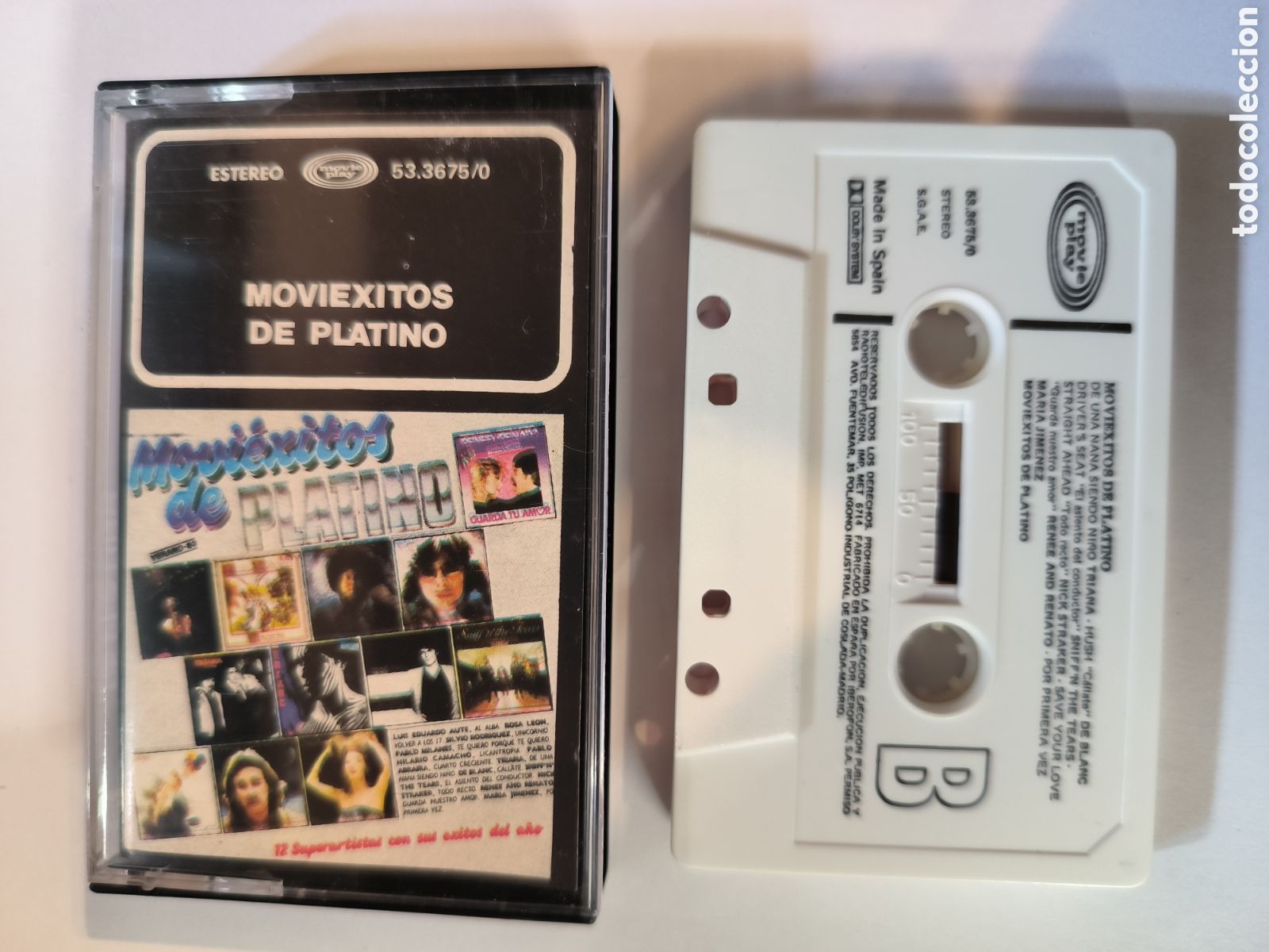 Casetes antiguos: Moviexitos de Platino - Movie Play 1983- CASETE - MUY BIEN CONSEVADO - TDKCST23