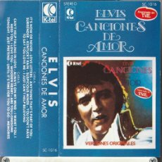 Cassette antiche: ELVIS PRESLEY - CANCIONES DE AMOR (CASSETTE RCA ESPAÑA)
