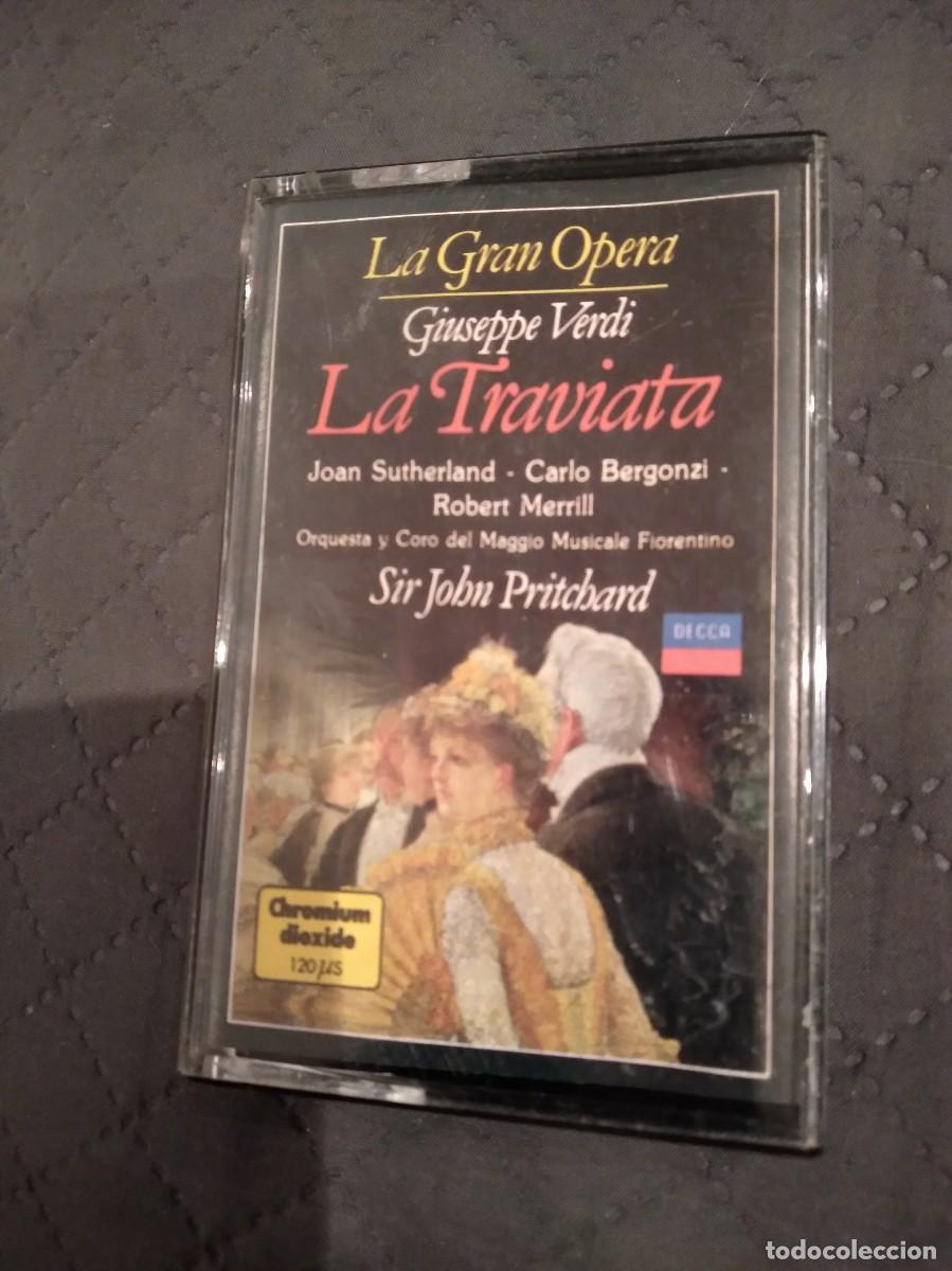 Casetes antiguos: Giuseppe Verdi-La Trabiata-La Gran Opera-