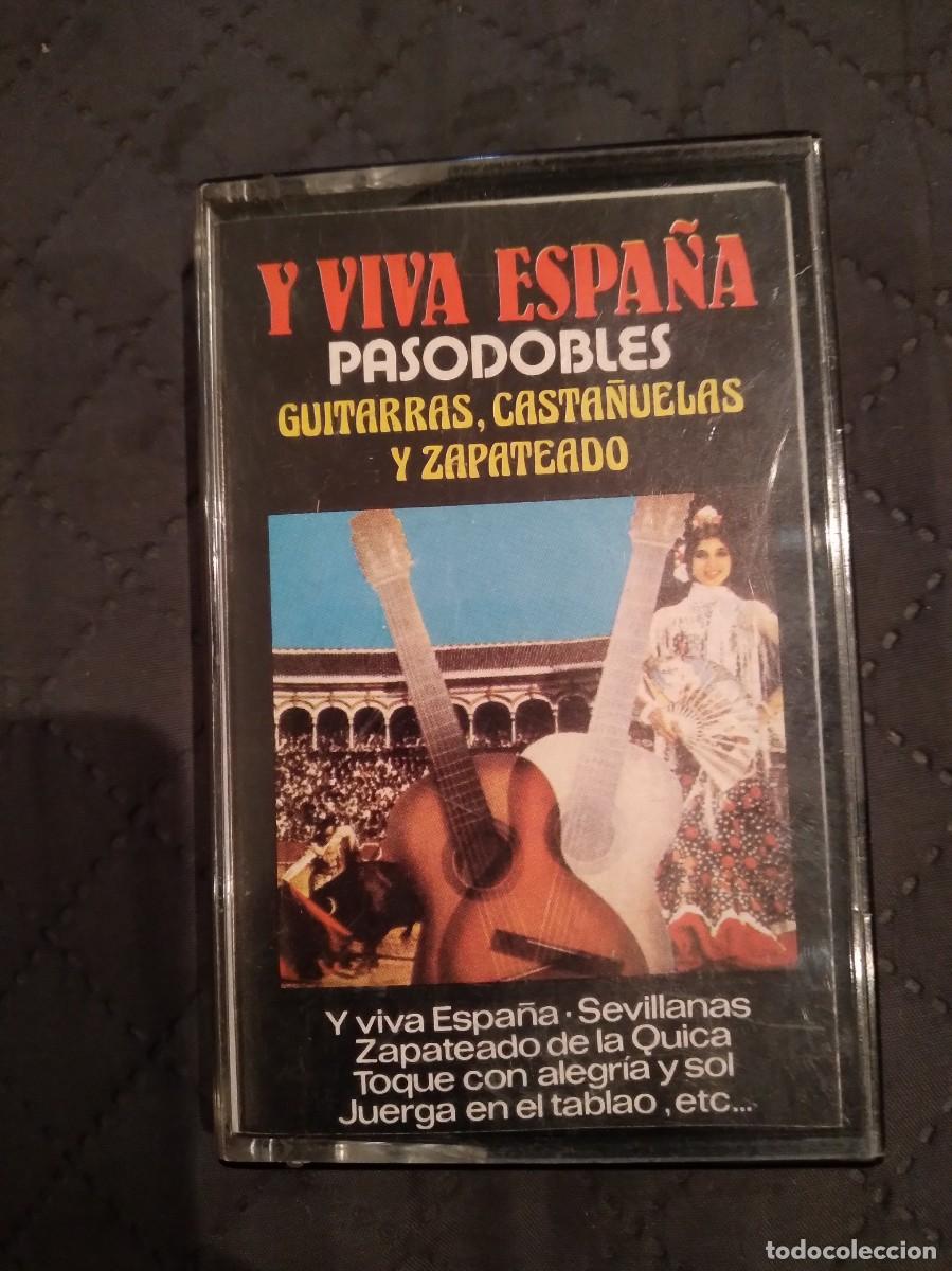 Casetes antiguos: Y Viva Espa&ntilde;a Pasodobles Guitarras Casta&ntilde;uelas y Zapateado-Cassette Cinta Casete-