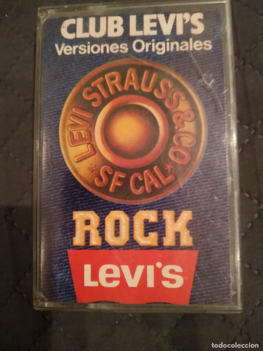 Casetes antiguos: Club Levi's-Versiones rock originales-casete Promocional-