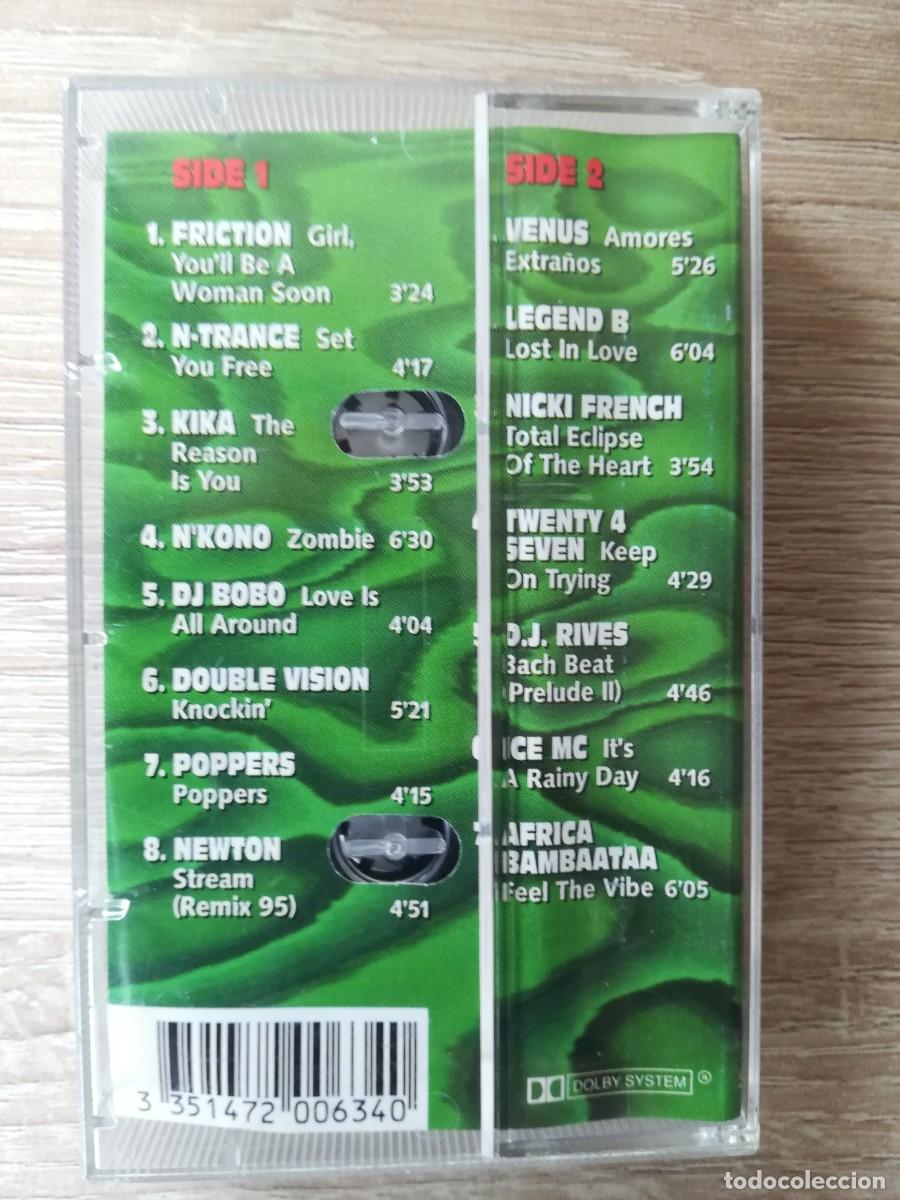 Casetes antiguos: CASSETTE REMEMBER TOP 95 - S&Oacute;LO &Eacute;XITOS - ARCADE - A&Ntilde;O 1995. TEMAZOS DANCE TECHNO. - Foto 3