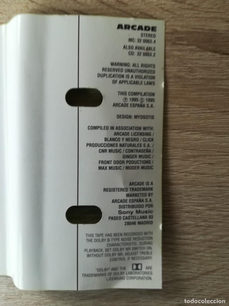 Casetes antiguos: CASSETTE REMEMBER TOP 95 - S&Oacute;LO &Eacute;XITOS - ARCADE - A&Ntilde;O 1995. TEMAZOS DANCE TECHNO. - Foto 5