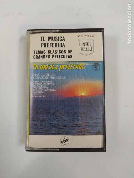 Cassetes antigas: LA M&Uacute;SICA PREFERIDA TEMAS CL&Aacute;SICOS DE GRANDES PEL&Iacute;CULAS. CASETE. TDKCST48C