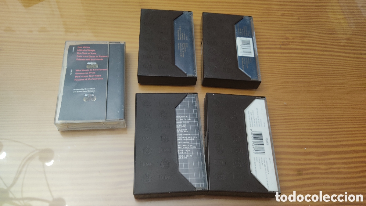 Casetes antiguos: Lote de 5 cassettes de Queen - Foto 2