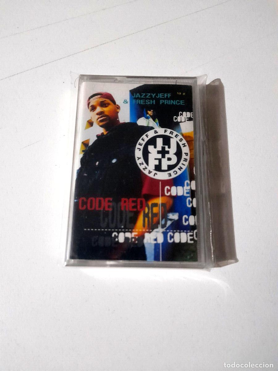 Casetes antiguos: JAZZY JEFF & FRESH PRINCE &rdquo;CODE RED&rdquo; CASSETTE K7 WILL SMITH - Foto 1