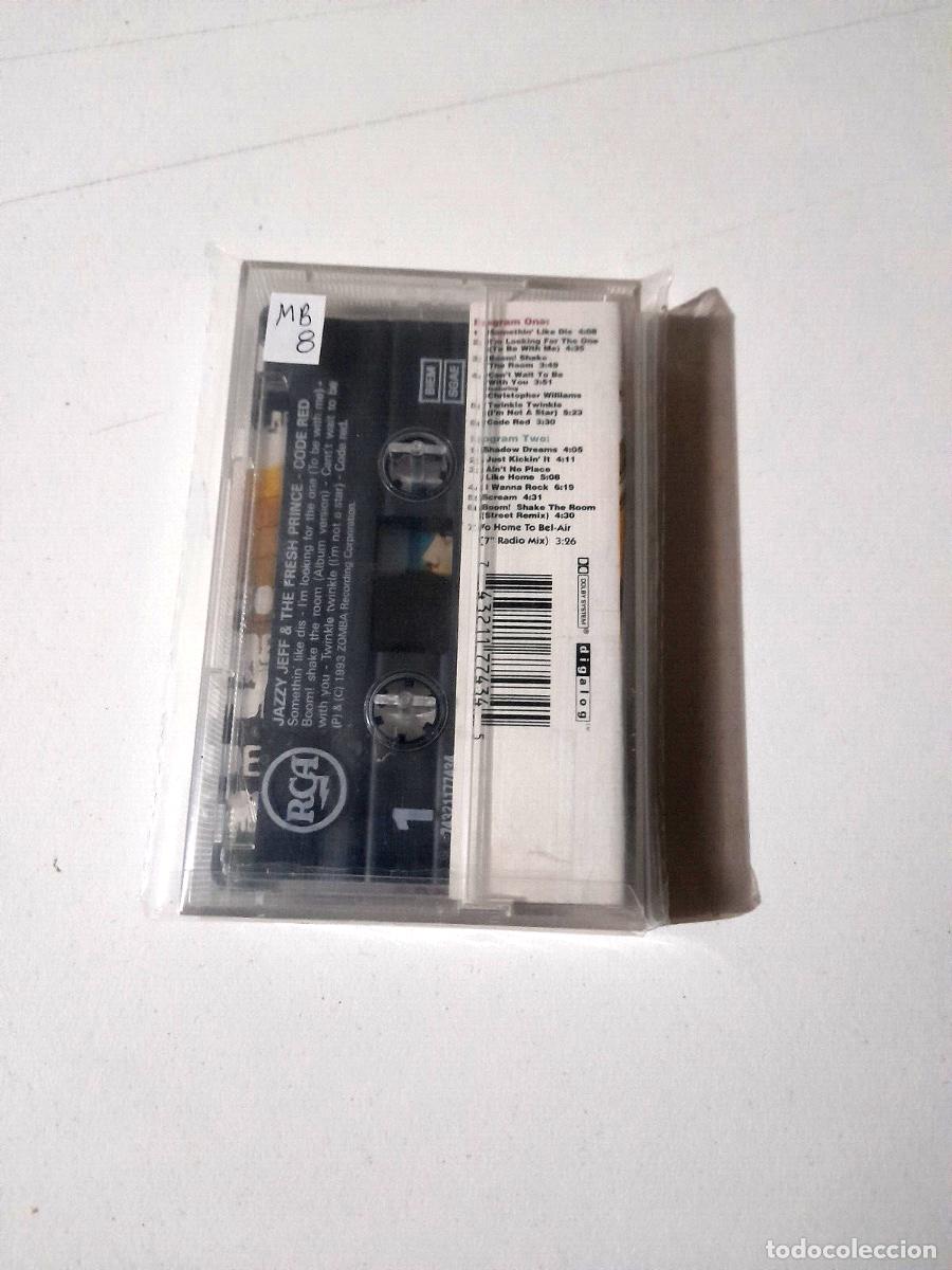Casetes antiguos: JAZZY JEFF & FRESH PRINCE &rdquo;CODE RED&rdquo; CASSETTE K7 WILL SMITH - Foto 2