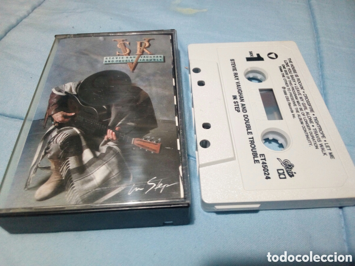 Casetes antiguos: Stevie Ray Vaughan anda double trouble cassette cinta - Foto 1