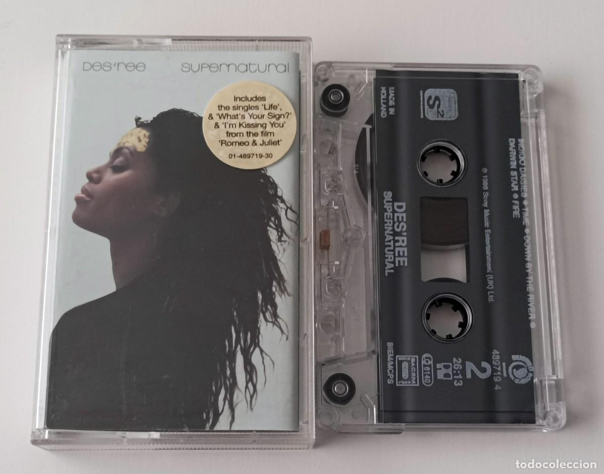 Casetes antiguos: CASSETTE DES&acute;REE - SUPERNATURAL - Foto 1