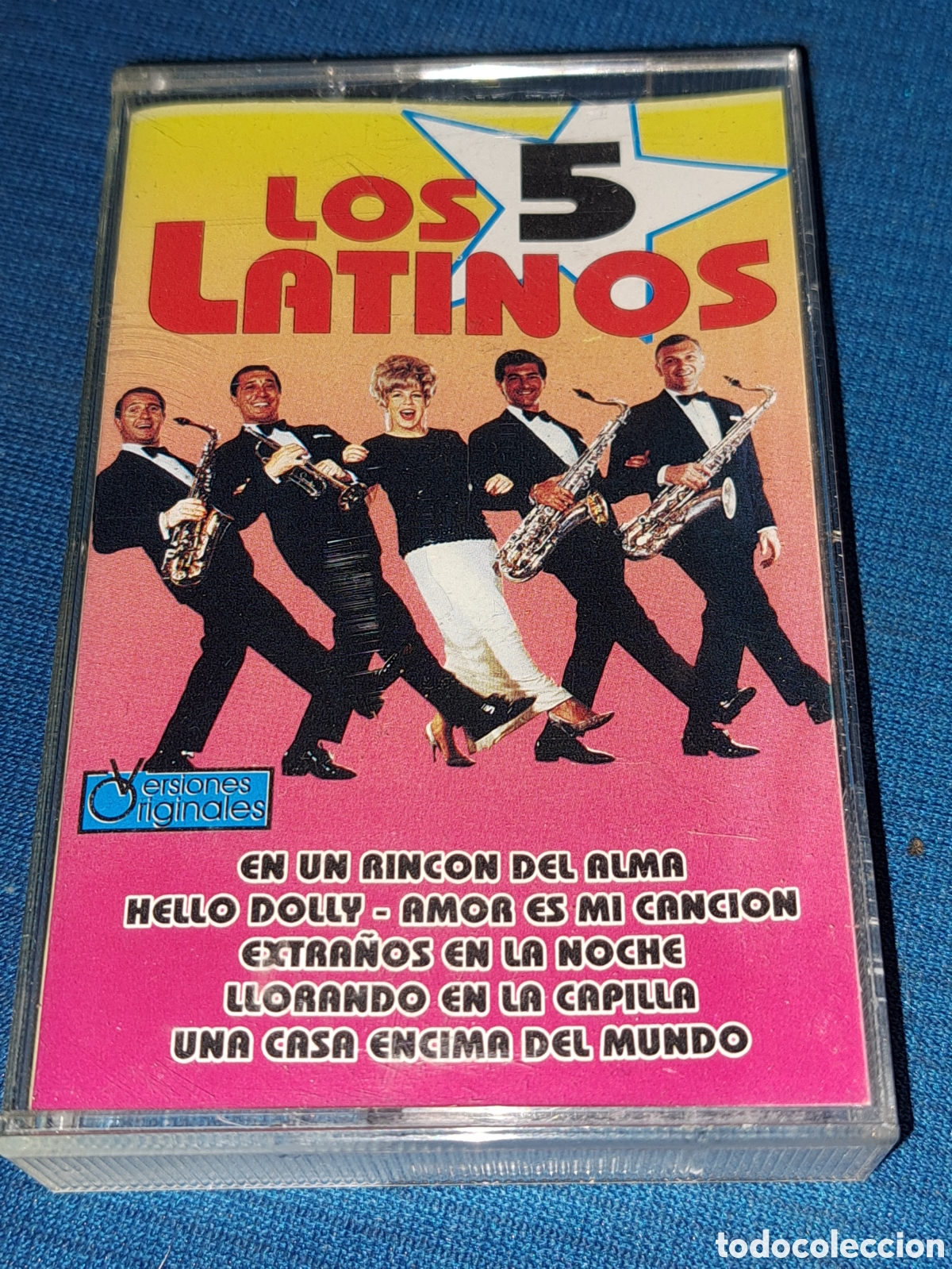 Casetes antiguos: CASETE LOS 5 LATINOS, VERSIONES ORIGINALES - Foto 1