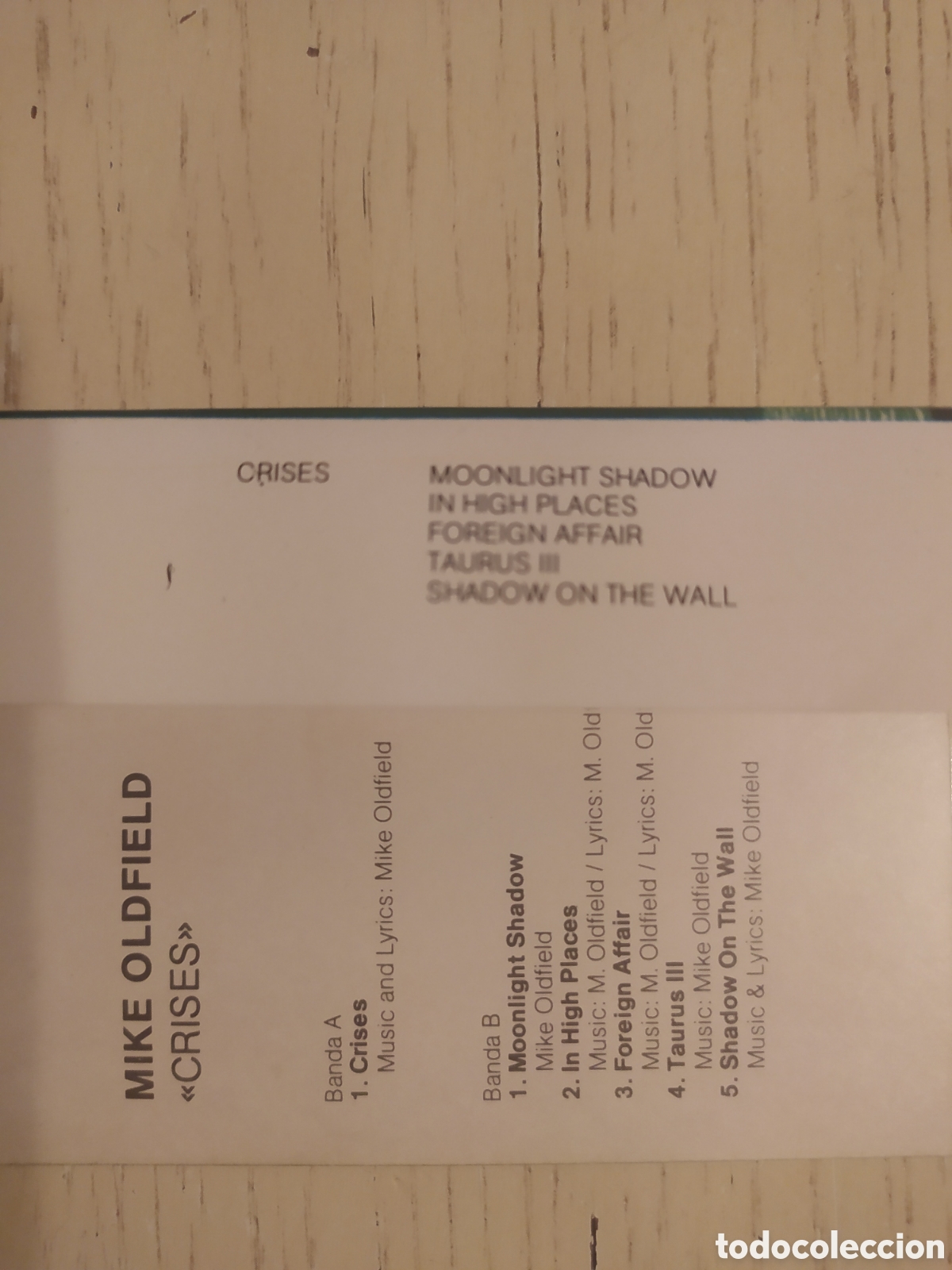 Casetes antiguos: Cassette Mike Oldfield - Foto 3