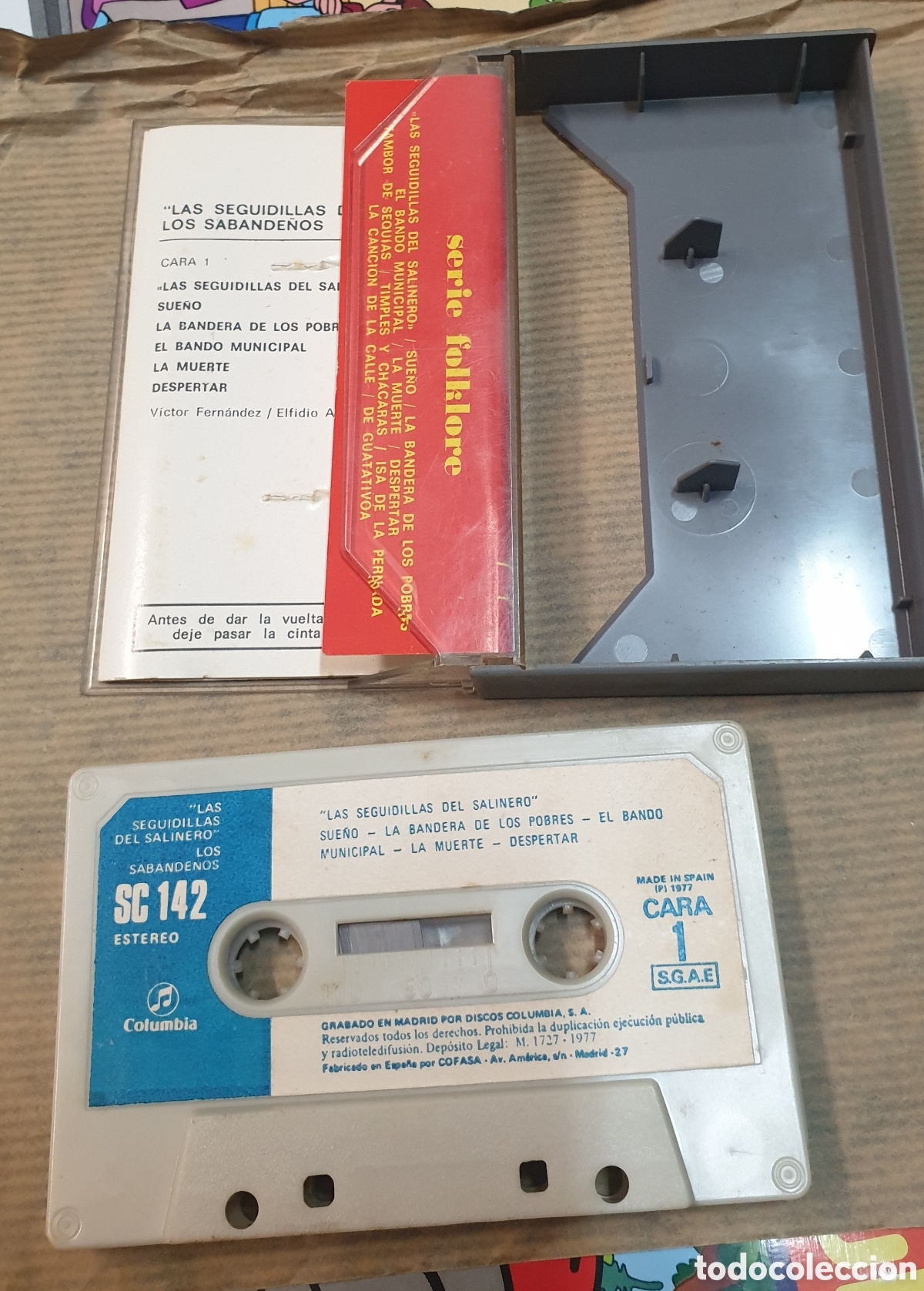 Casetes antiguos: Los Sabande&ntilde;os - las seguidilla del salinero - Foto 2