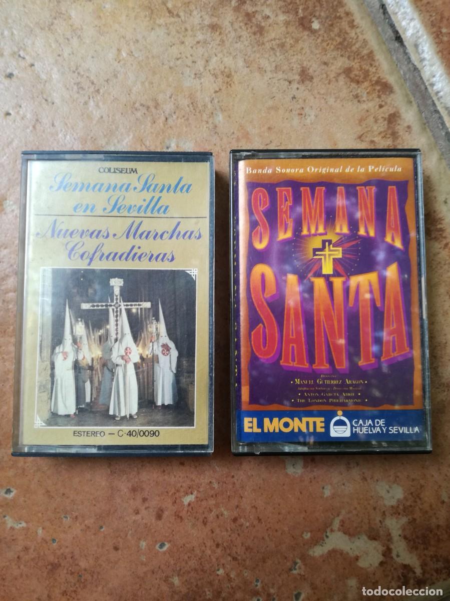 Casetes antiguos: LOTE DE DOS CASETES DE SEMANA SANTA