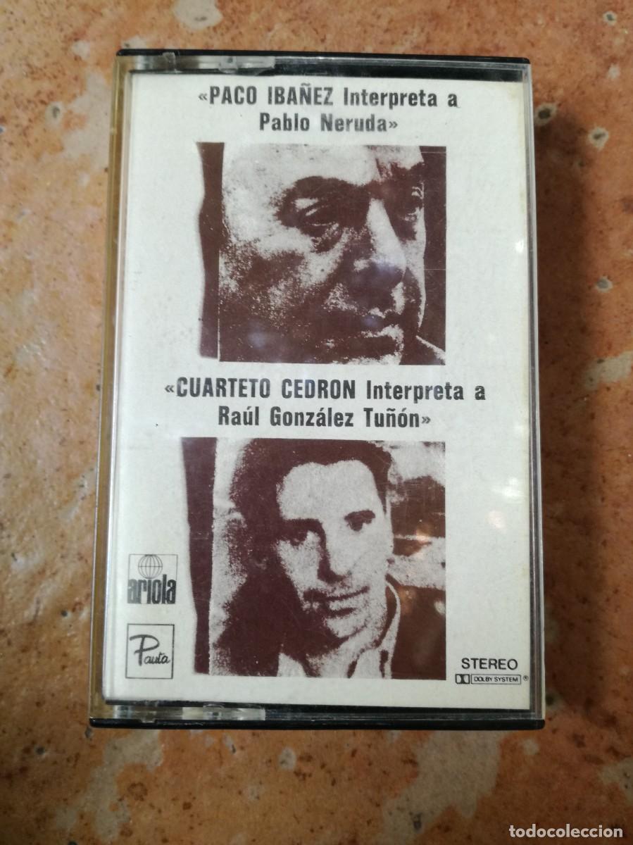 Casetes antiguos: PACO IBA&Ntilde;EZ INTERPRETA A PABLO NERUDA - Foto 1