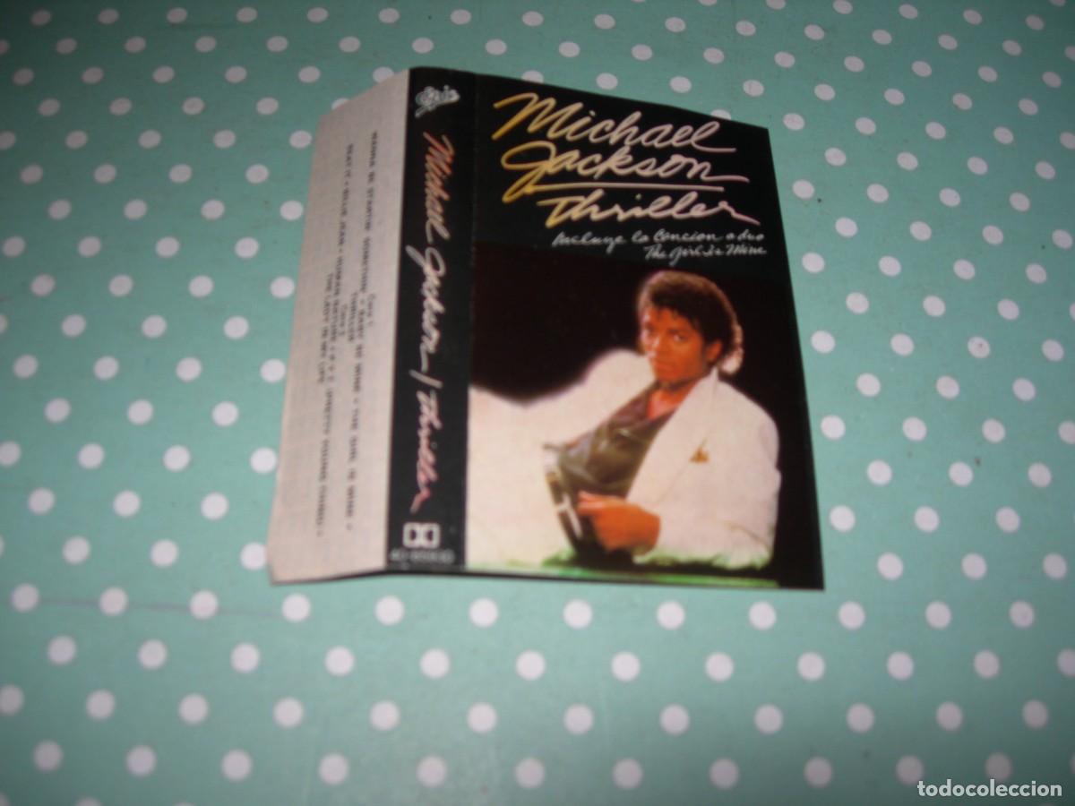 Casetes antiguos: MICHAEL JACKSON / THRILLER / CASETE / 9 TEMAS / POP - Foto 3