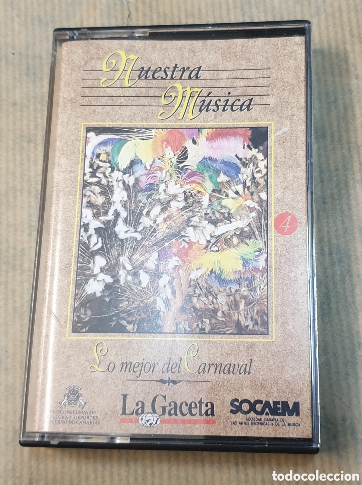 Casetes antiguos: Nuestra m&uacute;sica. Lo mejor del carnaval