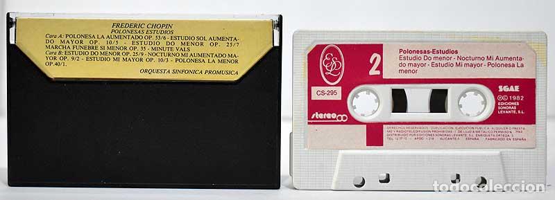Casetes antiguos: Frederic Chopin - Polonesas. Estudios. Casete - Foto 2