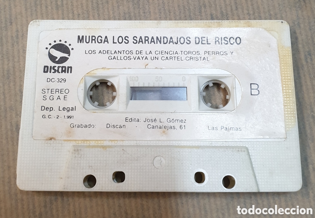 Casetes antiguos: Murga Los sarandajos del risco. SOLO CASSETTE