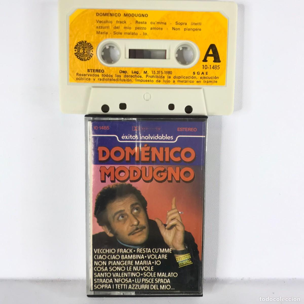 Casetes antiguos: Domenico Modugno ● &Eacute;xitos Inolvidables ● Cassette, Compilation - Foto 1