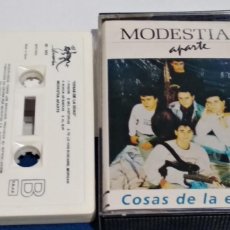 Casetes antiguos: CASETE CINTA CASSETTE ( MODESTIA APARTE / COSAS DE LA EDAD )1990 SALAMANDRA MUY POCO USO
