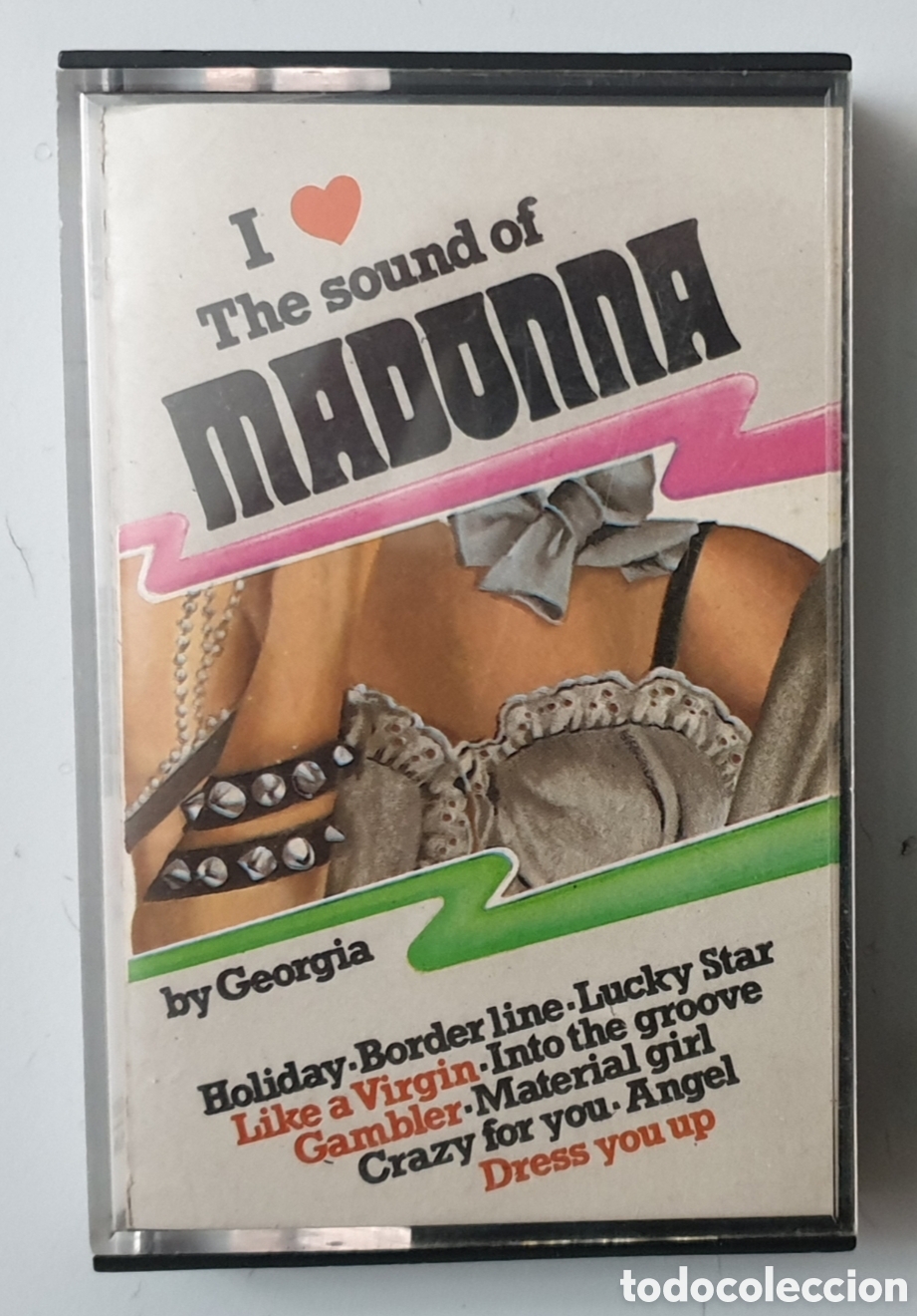 Casetes antiguos: CASSETTE GEORGIA I Love The Sound of MADONNA (Espa&ntilde;a - Viva Disc - 1986) RAREZA UNICA