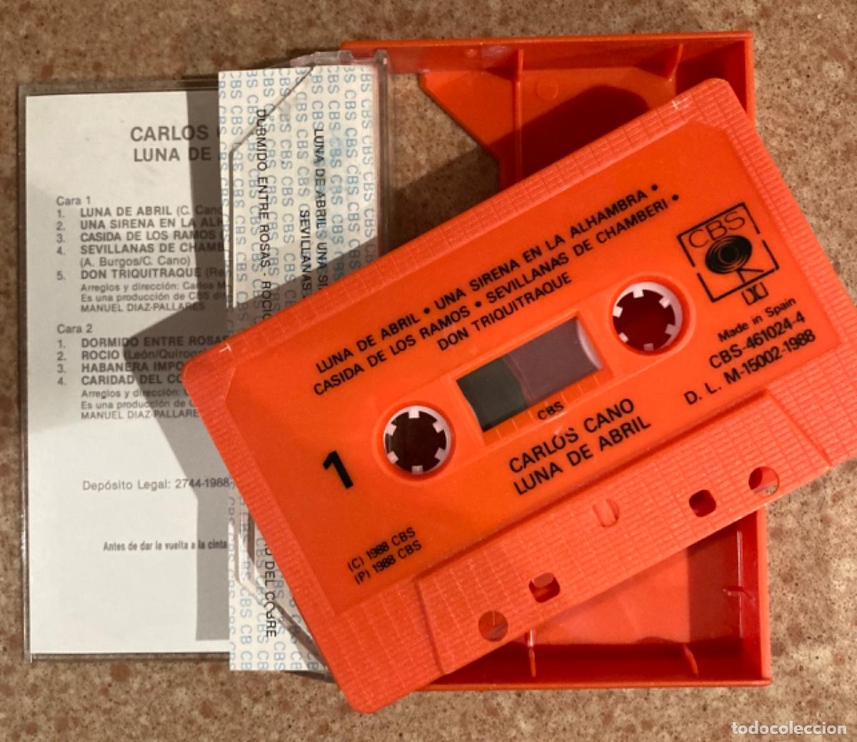 Casetes antiguos: Carlos Cano - Luna de abril - Foto 2
