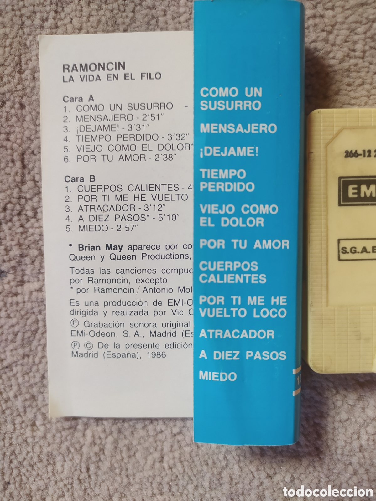 Casetes antiguos: Cassette Ramoncin - Foto 2