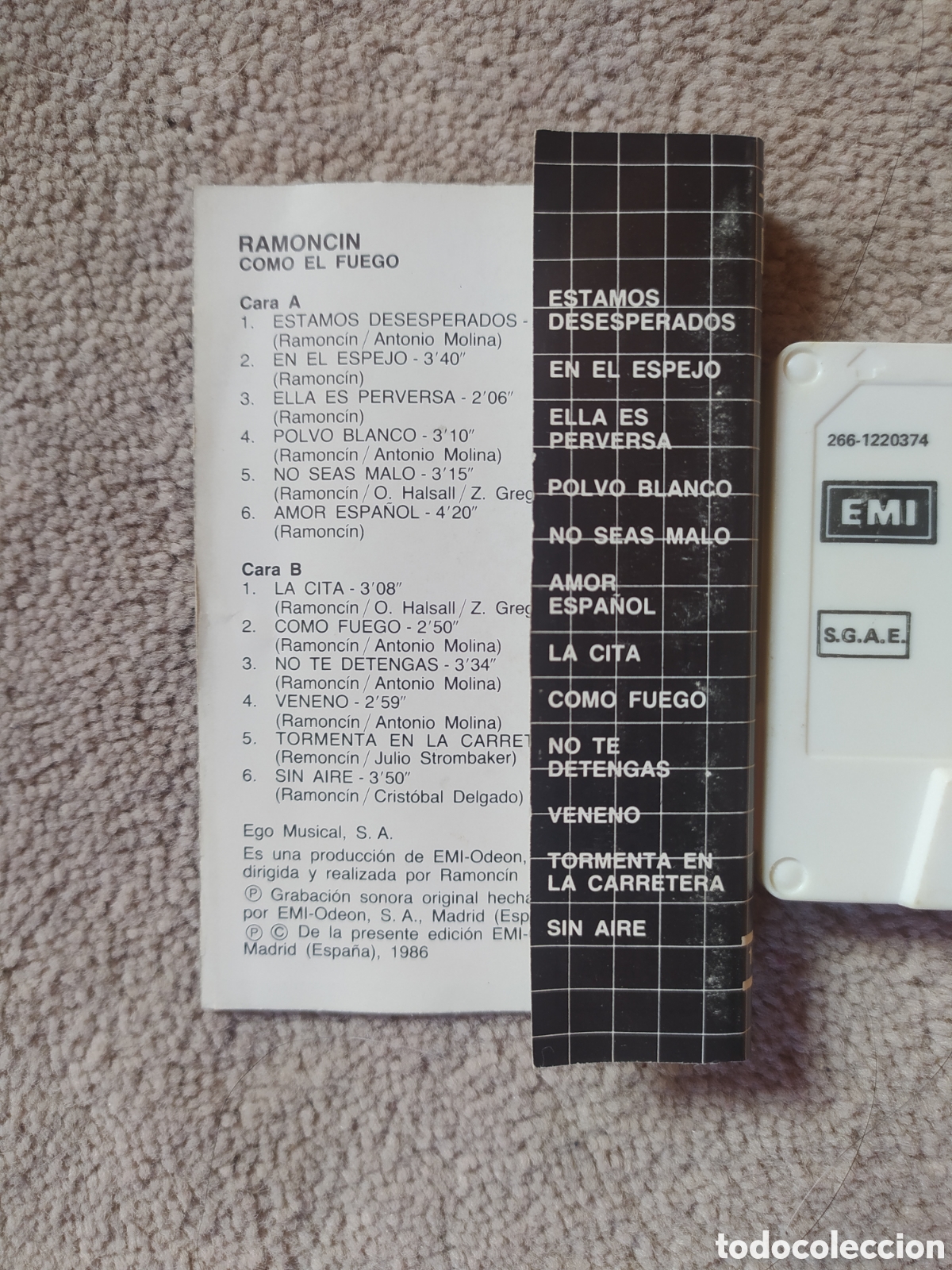 Casetes antiguos: Cassette Ramoncin - Foto 2