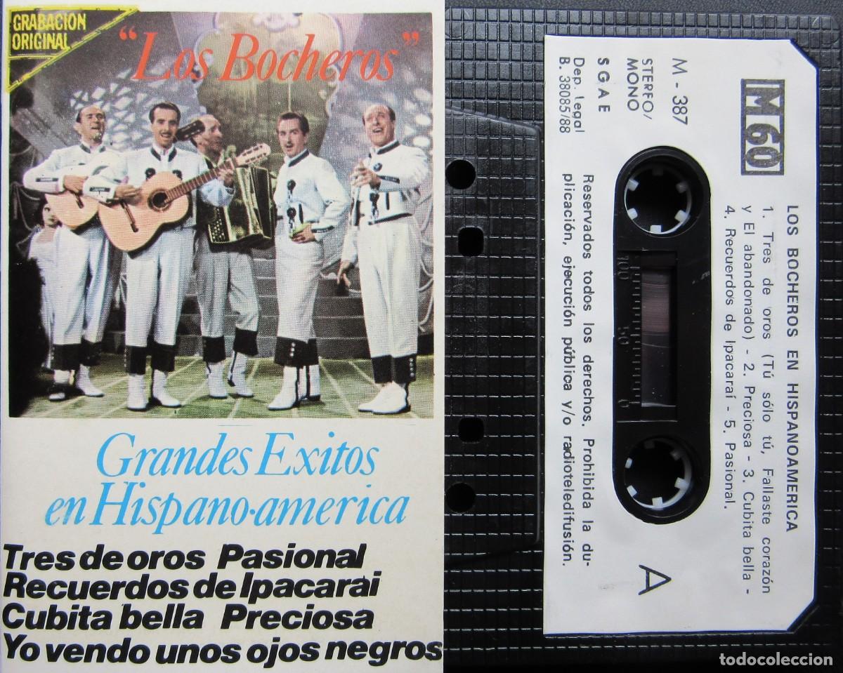 Casetes antiguos: LOS BOCHEROS - GRANDES &Eacute;XITOS EN HISPANOAM&Eacute;RICA - Foto 1