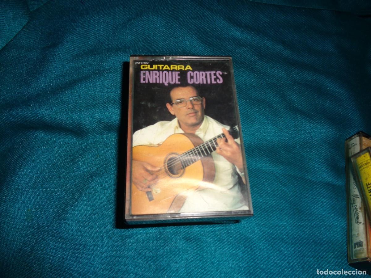 Casetes antiguos: LA GUITARRA DE ENRIQUE CORTES. FONODIS, 1983. DEDICADO POR EL AUTOR. CASETE