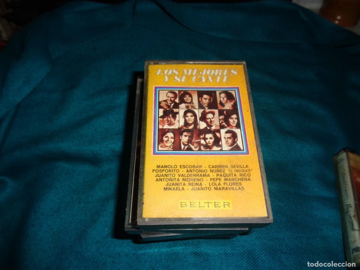 Casetes antiguos: LOS MEJORES Y SU CANTE. BELTER, 1970. CASETE