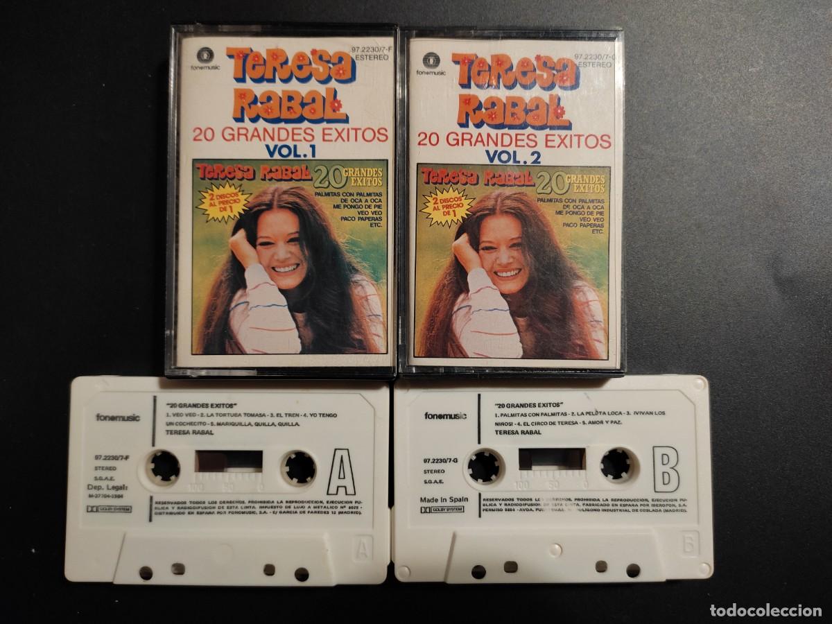 Casetes antiguos: CASSETTE TERESA RABAL 20 GRANDES EXITOS - Foto 1