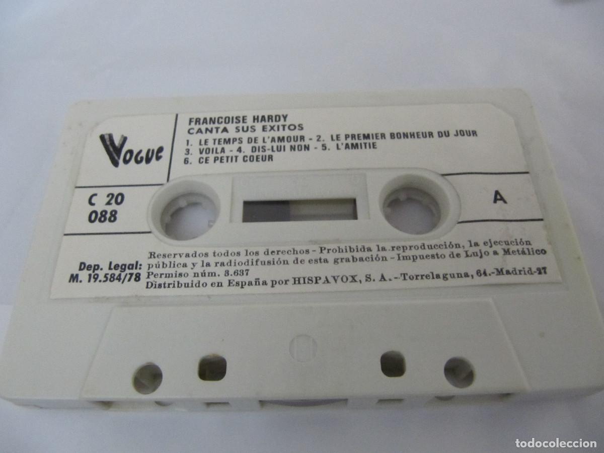 Casetes antiguos: Fran&ccedil;oise Hardy &ndash; Canta Sus Exitos - Foto 3