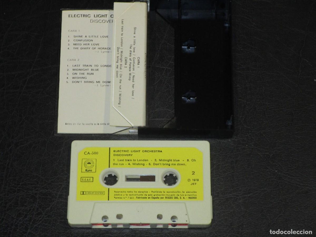 Casetes antiguos: Cassette - ELECTRIC LIGHT ORCHESTRA &ndash; Discovery - EPIC 1979 - Foto 7