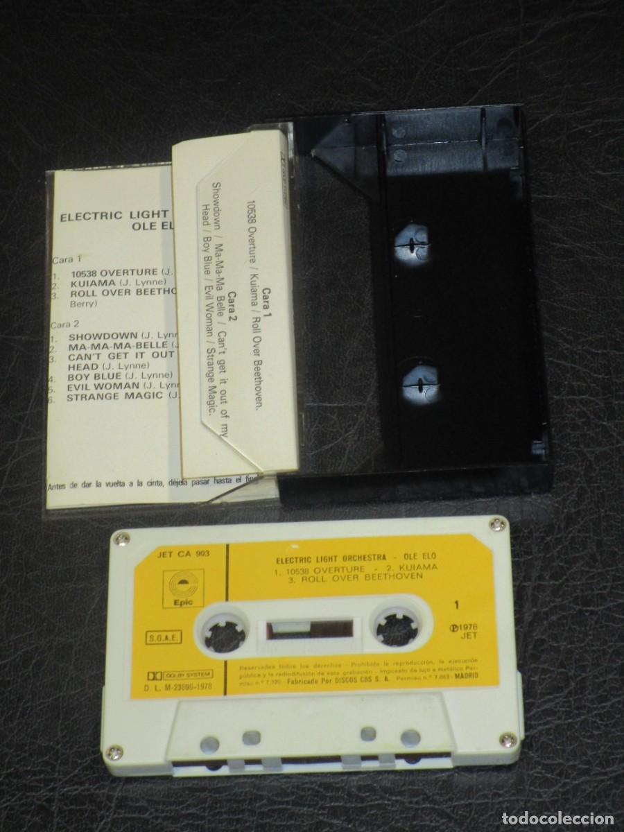 Casetes antiguos: Cassette - ELECTRIC LIGHT ORCHESTRA &ndash; OLE ELO - EPIC 1978 - Foto 7